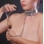 Серебристый ошейник из искусственной кожи - Sitabella - купить с доставкой в Ногинске