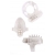 Набор из 3 прозрачных эрекционных колец с вибрацией Teasers Ring Kit - Chisa - в Ногинске купить с доставкой