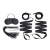 Эротический набор 4PC Bondage Bed Strap   Flogger Kit - Lux Fetish - купить с доставкой в Ногинске