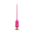 Розовый тонкий стимулятор Nipple Vibrator - 23 см. - I-MOON - купить с доставкой в Ногинске