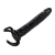 Чёрная насадка-фаллос для двойного проникновения INFLATABLE DILDO SLIM DONG  - 13,5 см. - Toyz4lovers - в Ногинске купить с доставкой