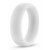 Белое люминесцентное эрекционное кольцо Silicone Glo Cock Ring - Blush Novelties - в Ногинске купить с доставкой
