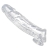 Прозрачная насадка для увеличения члена Realistic Clear Penis Enhancer and Ball Stretcher - 20,3 см. - XR Brands - в Ногинске купить с доставкой