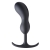 Черный массажер простаты с утяжелителями Premium Silicone Weighted Prostate Plug Large - 18,8 см. - XR Brands - в Ногинске купить с доставкой
