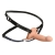 Телесный полый страпон 2  Erection 28X Smooth Vibrating Silicone Penis Sheath - 16 см. - XR Brands - купить с доставкой в Ногинске