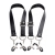 Ремни с зажимами для половых губ Spread Labia Spreader Straps with Clamps - XR Brands - купить с доставкой в Ногинске