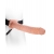 Фаллопротез телесного цвета Hollow Strap-On - 29 см. - Pipedream - купить с доставкой в Ногинске