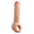 Телесная насадка-удлинитель Thrive 8.75 Inch Realistic Penis Extender Sleeve - 22,2 см. - Blush Novelties - в Ногинске купить с доставкой