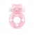 Розовое эрекционное виброкольцо в форме мишки - 1137 - в Ногинске купить с доставкой