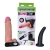 Страпон с 2 насадками и вибрацией UniStrap - 19 и 12 см. - LOVETOY (А-Полимер) - купить с доставкой в Ногинске