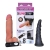 Страпон с 2 насадками и вибрацией UniStrap - 20 и 18 см. - LOVETOY (А-Полимер) - купить с доставкой в Ногинске