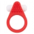 Красное эрекционное кольцо LIT-UP SILICONE STIMU RING 1 RED - Dream Toys - в Ногинске купить с доставкой
