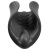 Чёрный мастурбатор Vibrating Silicone Stimulator с вибрацией - Pipedream - в Ногинске купить с доставкой