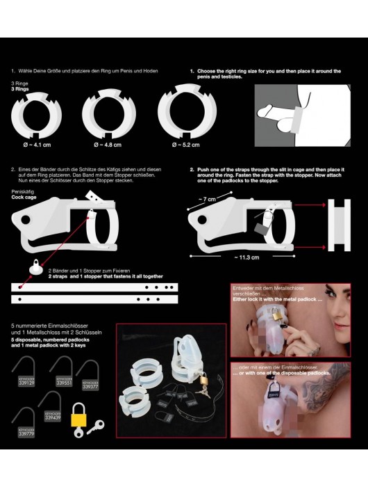 Набор для мужского пояса верности Cock Cage Set - Orion - купить с доставкой в Ногинске