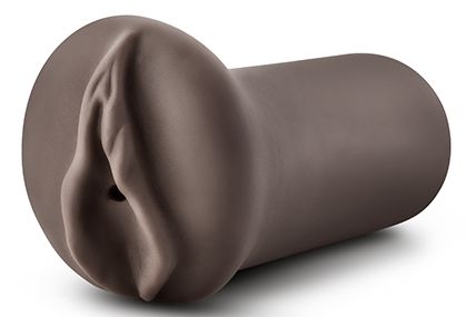 Коричневый мастубратор-вагина Nicole s Kitty - Blush Novelties - в Ногинске купить с доставкой