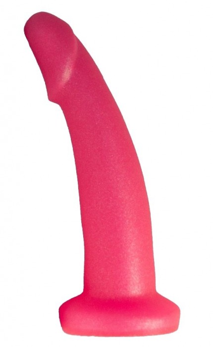 Розовый плаг-массажёр для простаты - 13,5 см. - LOVETOY (А-Полимер) - в Ногинске купить с доставкой