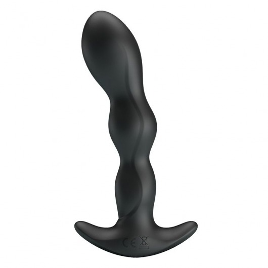 Черный анальный стимулятор простаты с вибрацией Special Anal Massager - 14,5 см. - Baile - в Ногинске купить с доставкой