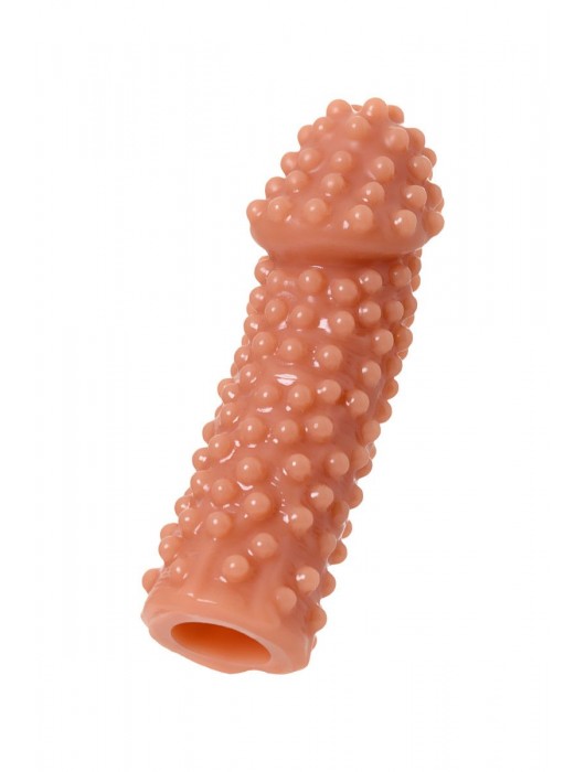 Телесная насадка на фаллос с бугорками KOKOS Extreme Sleeve 10 - 15,8 см. - KOKOS - в Ногинске купить с доставкой