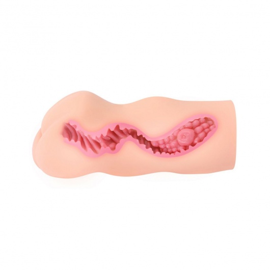 Телесный мастурбатор-вагина с двойным слоем - KOKOS - в Ногинске купить с доставкой