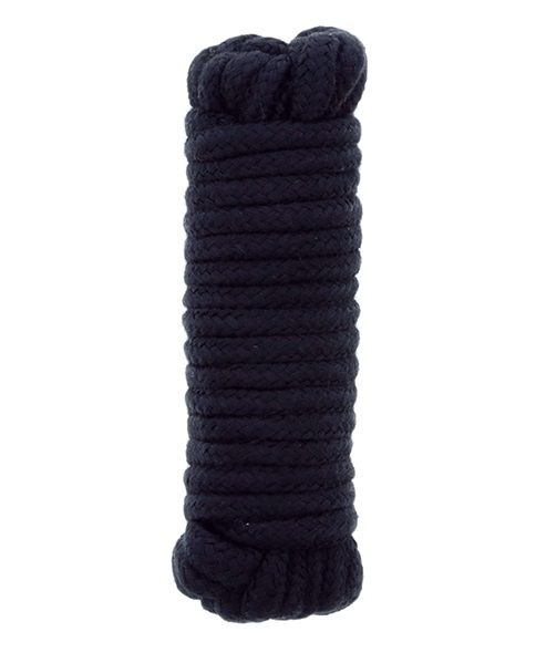 Чёрная веревка для связывания BONDX LOVE ROPE - 5 м. - Dream Toys - купить с доставкой в Ногинске