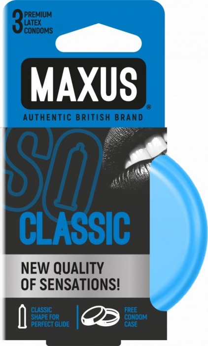 Классические презервативы в железном кейсе MAXUS Classic - 3 шт. - Maxus - купить с доставкой в Ногинске