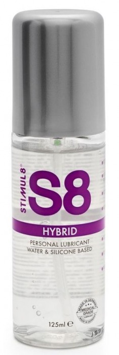 Интимная смазка на водно-силиконовой основе S8 Hybrid - 125 мл. - Stimul8 - купить с доставкой в Ногинске