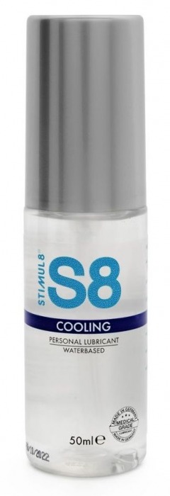 Охлаждающий лубрикант на водной основе S8 Cooling Lube - 50 мл. - Stimul8 - купить с доставкой в Ногинске