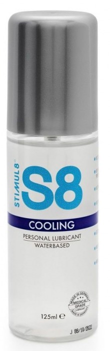 Охлаждающий лубрикант на водной основе S8 Cooling Lube - 125 мл. - Stimul8 - купить с доставкой в Ногинске