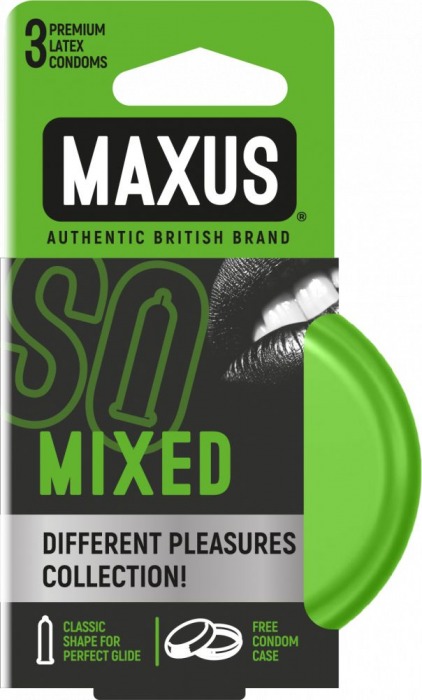 Презервативы в железном кейсе MAXUS Mixed - 3 шт. - Maxus - купить с доставкой в Ногинске