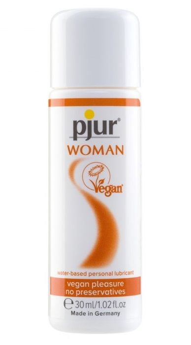 Лубрикант pjur WOMAN Vegan на водной основе - 30 мл. - Pjur - купить с доставкой в Ногинске