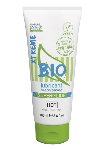 Интимный увлажняющий гель BIO SuperGlide Xtreme - 100 мл. - HOT - купить с доставкой в Ногинске