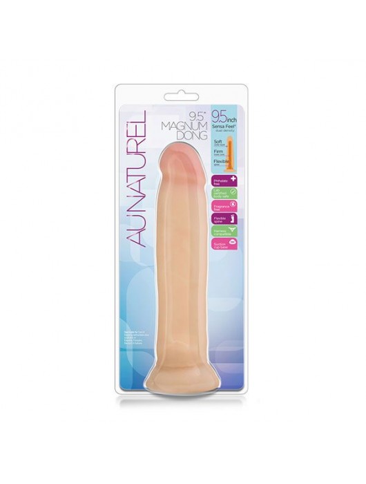 Телесный фаллоимитатор 9.5 Inch Sensa Feel Magnum Dong - 24,1 см. - Blush Novelties