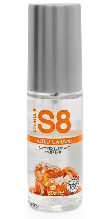 Лубрикант S8 Flavored Lube со вкусом солёной карамели - 50 мл. - Stimul8 - купить с доставкой в Ногинске