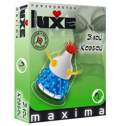 Презерватив LUXE Maxima  Злой Ковбой  - 1 шт. - Luxe - купить с доставкой в Ногинске