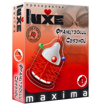Презерватив LUXE Maxima  Французский связной  - 1 шт. - Luxe - купить с доставкой в Ногинске