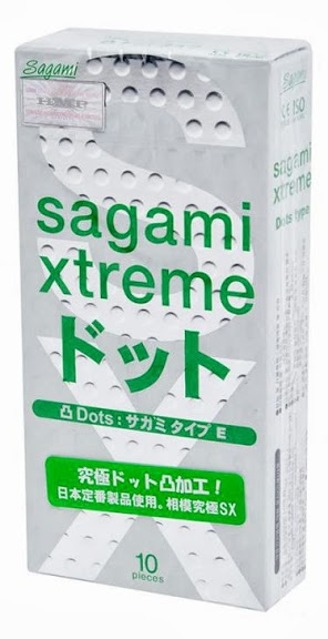 Презервативы Sagami Xtreme Type-E с точками - 10 шт. - Sagami - купить с доставкой в Ногинске