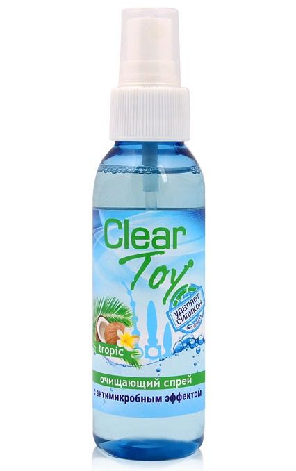 Очищающий спрей для игрушек CLEAR TOY Tropic - 100 мл. - Биоритм - купить с доставкой в Ногинске