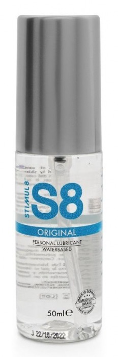 Универсальный лубрикант на водной осноdе S8 Original Lube - 50 мл. - Stimul8 - купить с доставкой в Ногинске