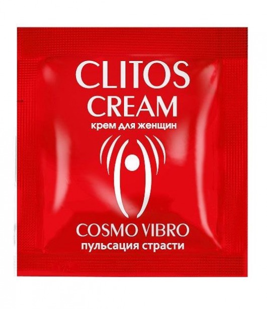 Пробник возбуждающего крема для женщин Clitos Cream - 1,5 гр. - Биоритм - купить с доставкой в Ногинске