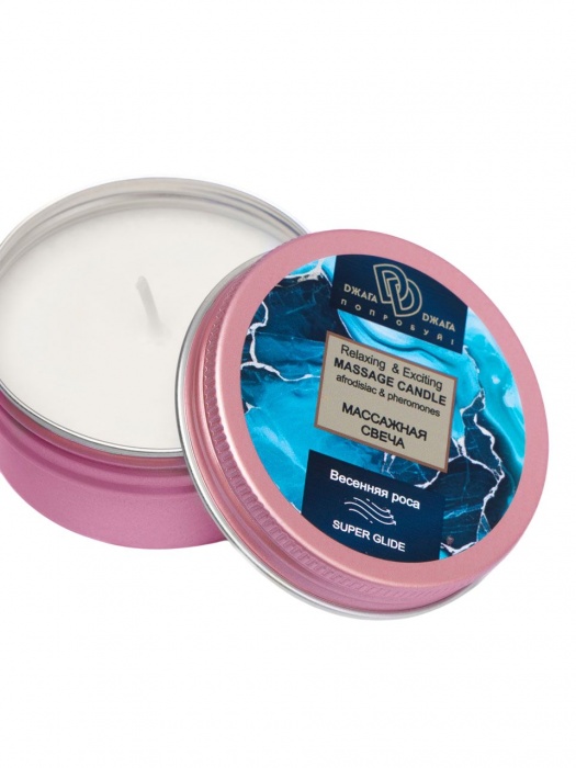 Массажная свеча  Весенняя роса - БиоМед - купить с доставкой в Ногинске