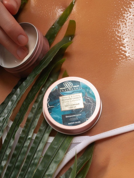 Массажная свеча  Весенняя роса - БиоМед - купить с доставкой в Ногинске