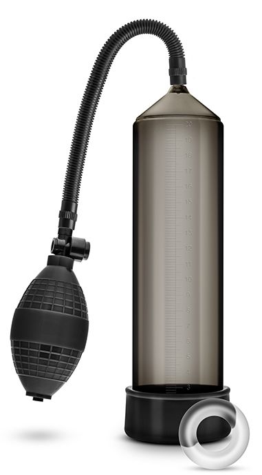 Черная вакуумная помпа VX101 Male Enhancement Pump - Blush Novelties - в Ногинске купить с доставкой
