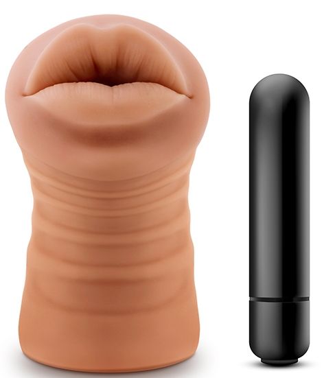 Кофейный мастурбатор-ротик Isabella - Blush Novelties - в Ногинске купить с доставкой