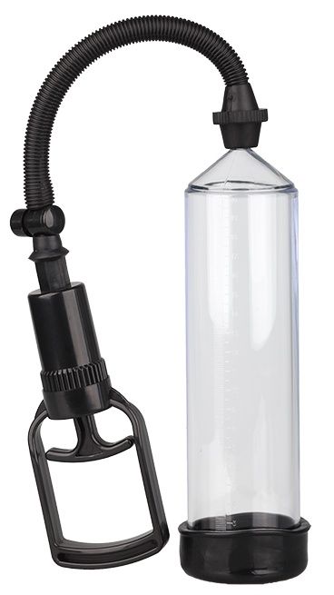 Прозрачная вакуумная помпа TRIGGER HANDLE PENIS PUMP - Dream Toys - в Ногинске купить с доставкой