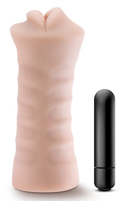Телесный мастурбатор-ротик Angie - Blush Novelties - в Ногинске купить с доставкой