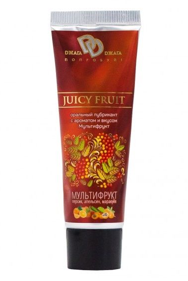 Интимный съедобный лубрикант JUICY FRUIT с ароматом фруктов - 30 мл. - БиоМед - купить с доставкой в Ногинске