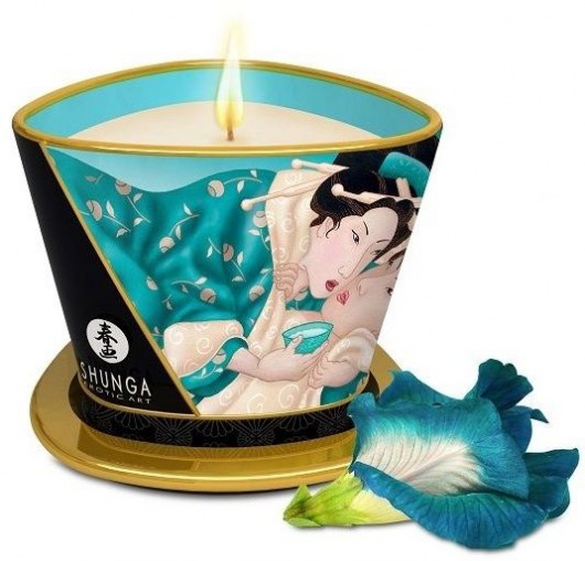 Массажная свеча Island Blossoms - 170 мл. - Shunga - купить с доставкой в Ногинске