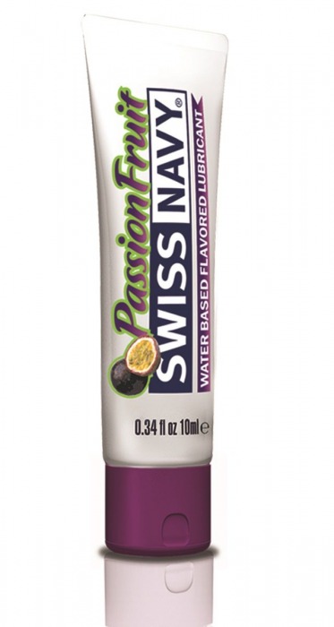 Лубрикант Swiss Navy Passion Fruit Lube с ароматом маракуйи - 10 мл. - Swiss navy - купить с доставкой в Ногинске