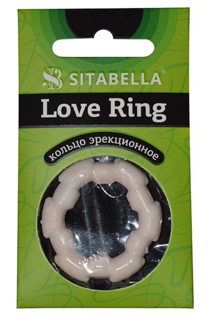 Фигурное эрекционное кольцо из киберкожи - Sitabella - в Ногинске купить с доставкой