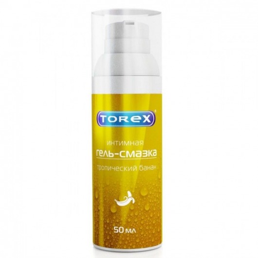 Гель-смазка на водной основе Torex  Тропический банан  - 50 мл. - Torex - купить с доставкой в Ногинске